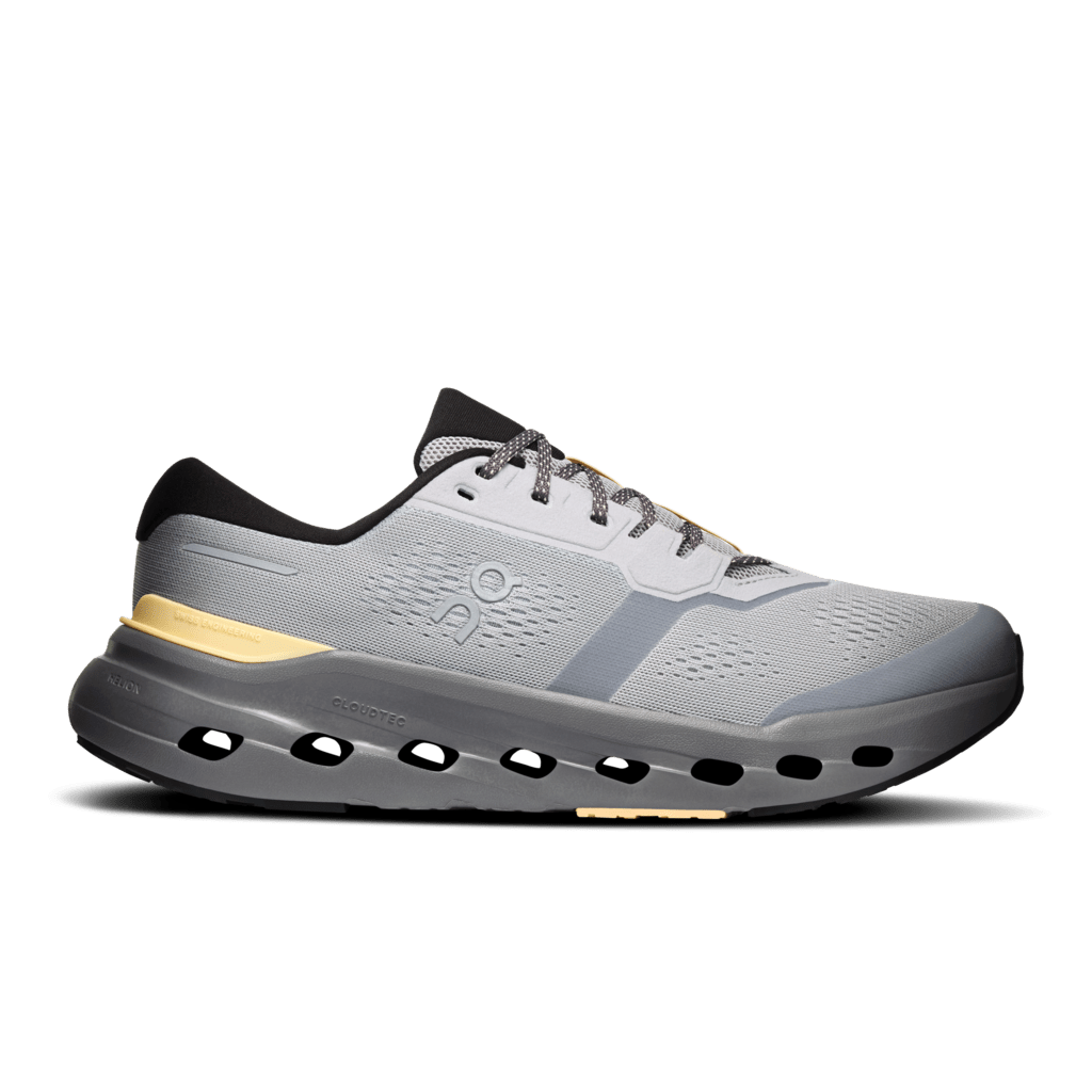 On Men's Cloudrunner 3 Running Shoes - Platinum/Squash