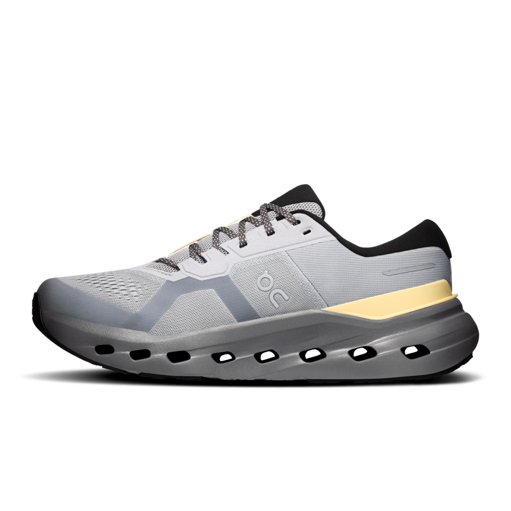 On Men's Cloudrunner 3 Running Shoes - Platinum/Squash