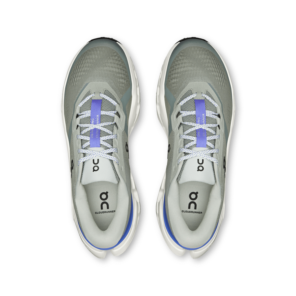 On Men's Cloudrunner 3 Running Shoes - Tin/Iceberg