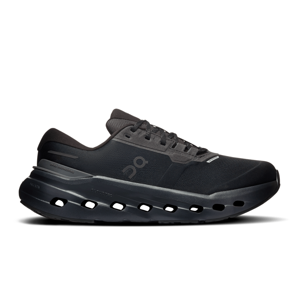 On Men's Cloudrunner 3 Waterproof Running Shoes - Black/Black