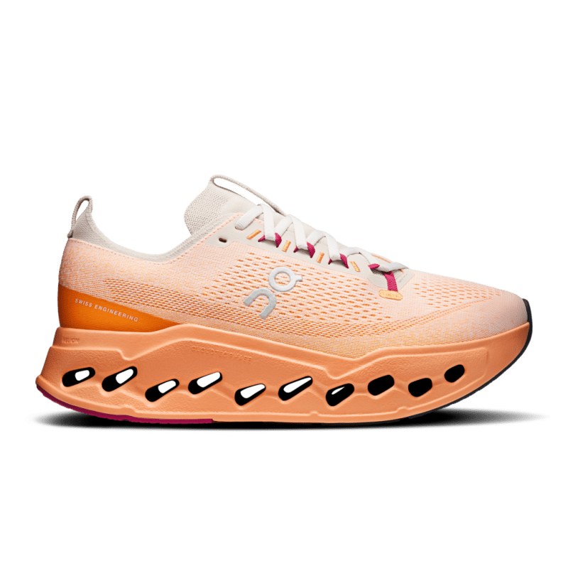 On Men's Cloudsurfer Max Pearl/Tangerine – Seliga Shoes