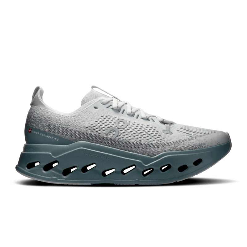 On Men's Cloudsurfer Max Running Shoes - Iceberg/Olive