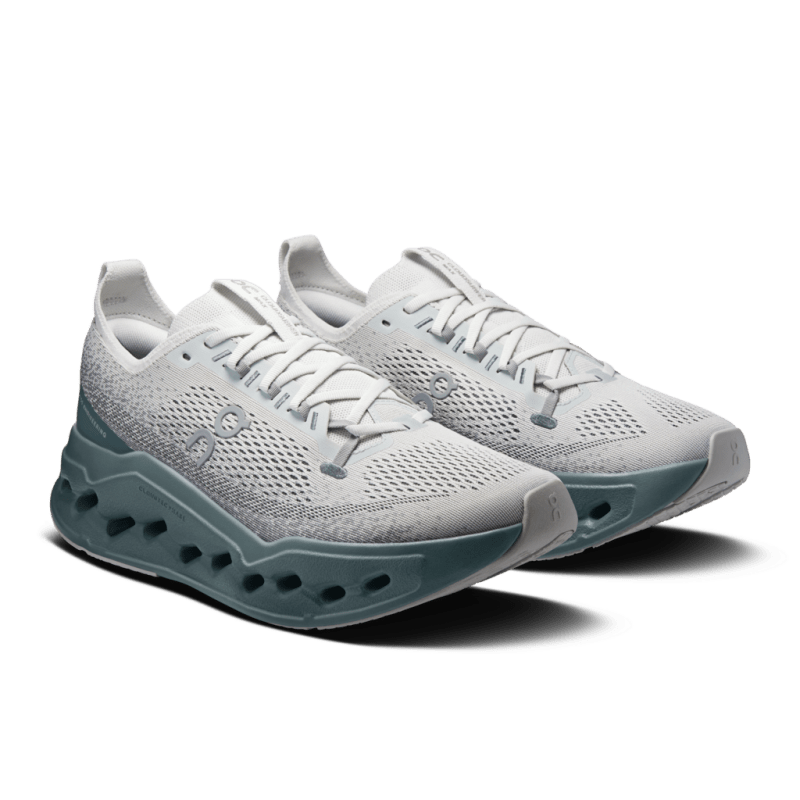 On Men's Cloudsurfer Max Running Shoes - Iceberg/Olive