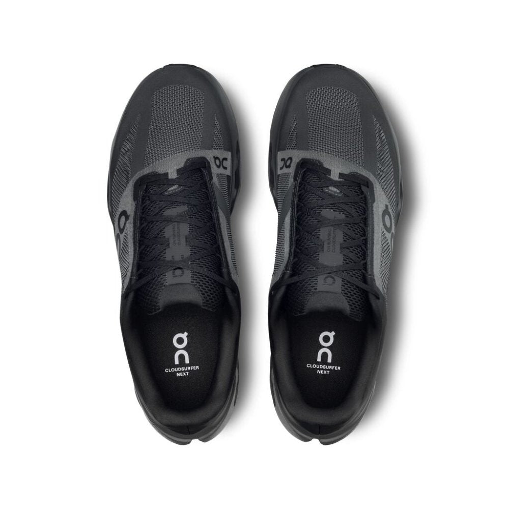 On Men's Cloudsurfer Next (Wide Width) - Black/Eclipse