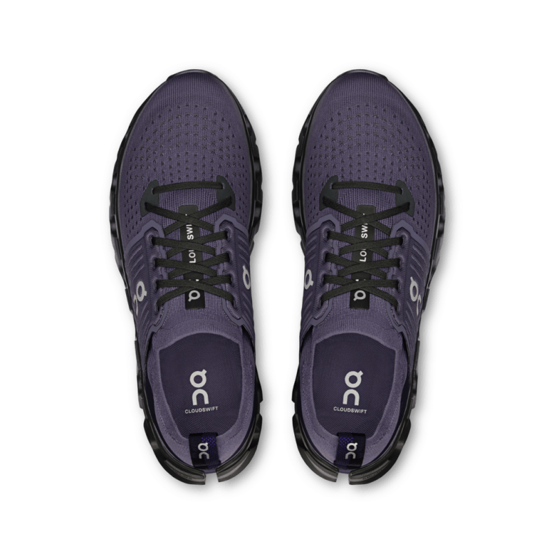 On Men's Cloudswift 4 Running Shoes - Flint/Black