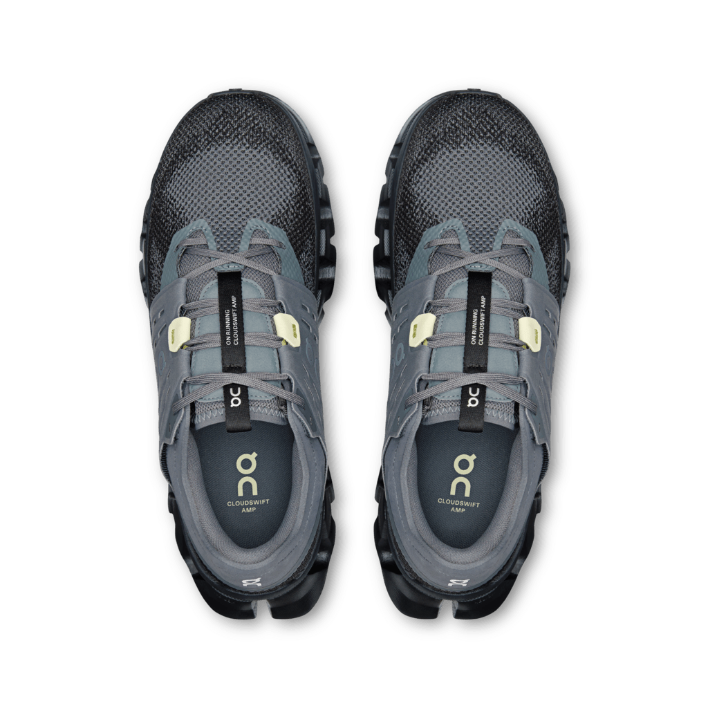 On Men's Cloudswift Amp Lifestyle Shoes - Stone/Black