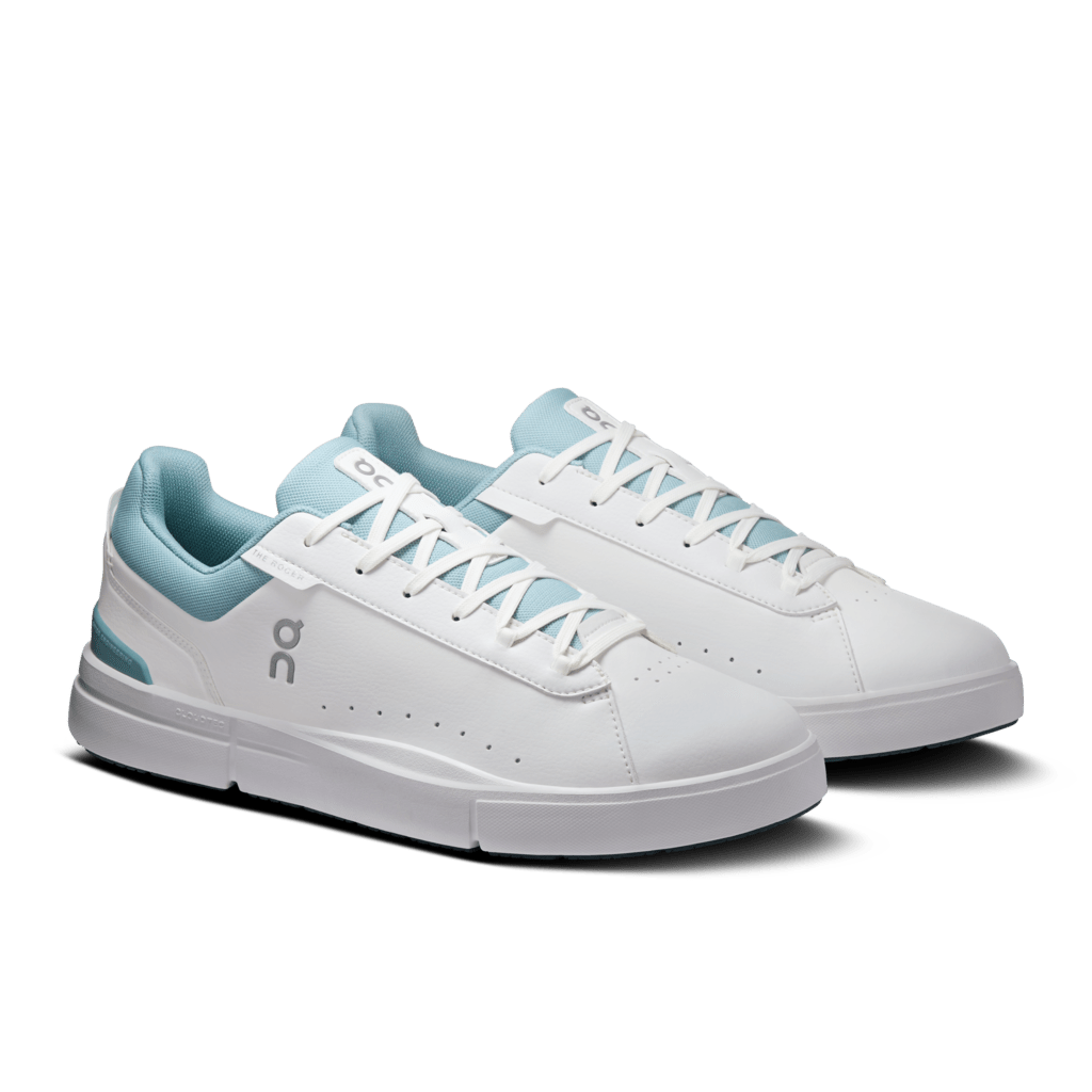 On Men's THE ROGER Advantage Lifestyle Shoes - White/Wash