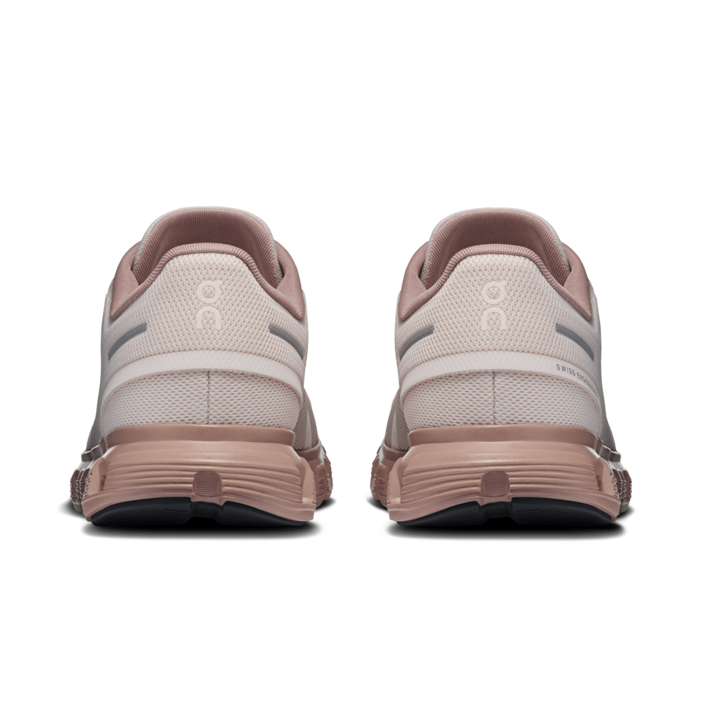 On Women's Cloud 6 Lifestyle Shoes - Oyster/Biscuit