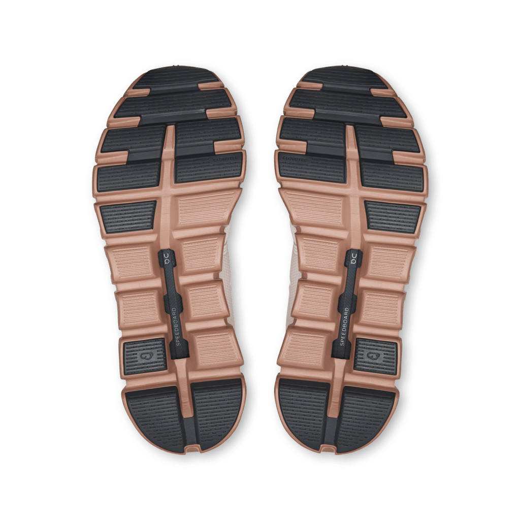 On Women's Cloud 6 Lifestyle Shoes - Oyster/Biscuit