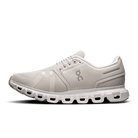 On Women's Cloud 6 Lifestyle Shoes - Pearl/White (Wide Width)