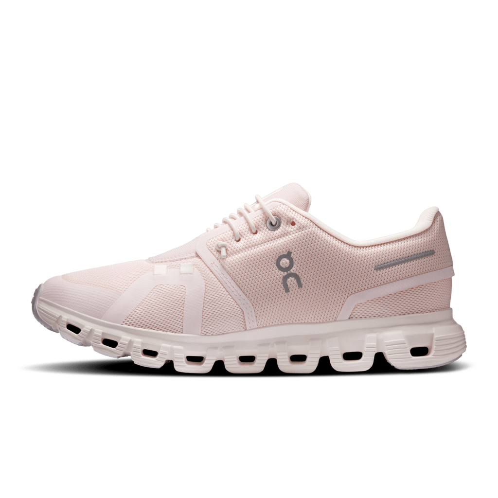 On Women's Cloud 6 Lifestyle Shoes - Salt/Gardenia
