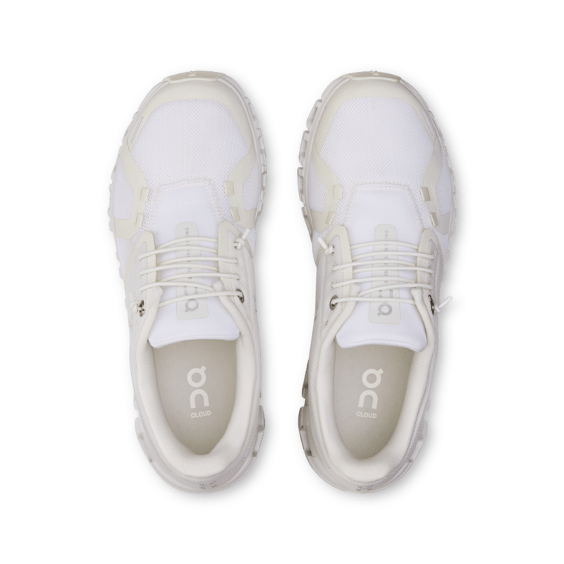 On Women's Cloud 6 Lifestyle Shoes - White/White (Wide Width)