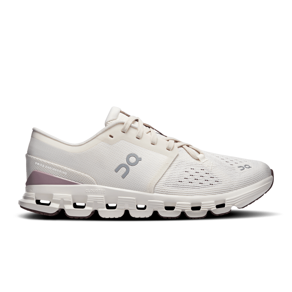 On Women's Cloud X 4 Training Shoes - Ivory/Heron