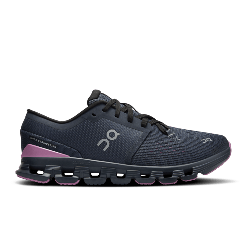 On Women's Cloud X 4 Training Shoes - Navy/Sakura