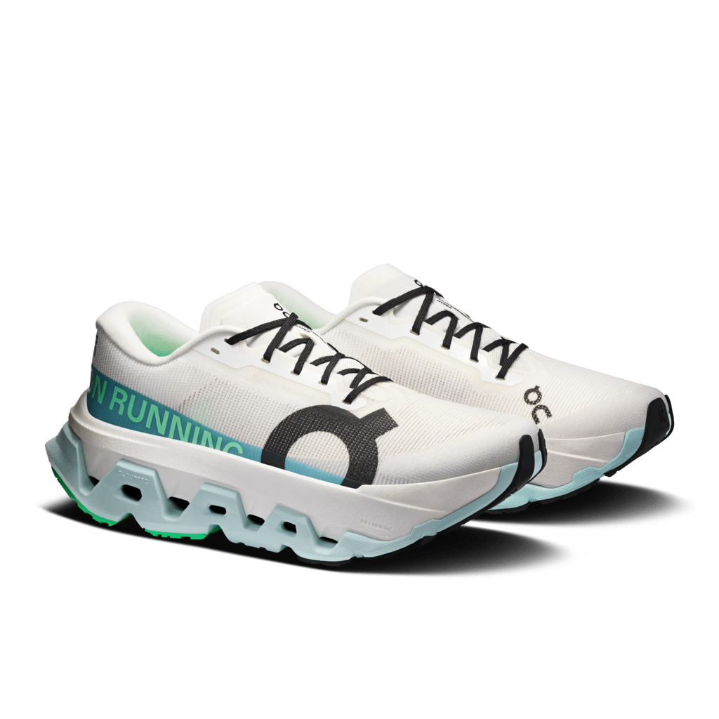 On Women's Cloudmonster 3 Hyper Running Shoes - Ivory/Flurry