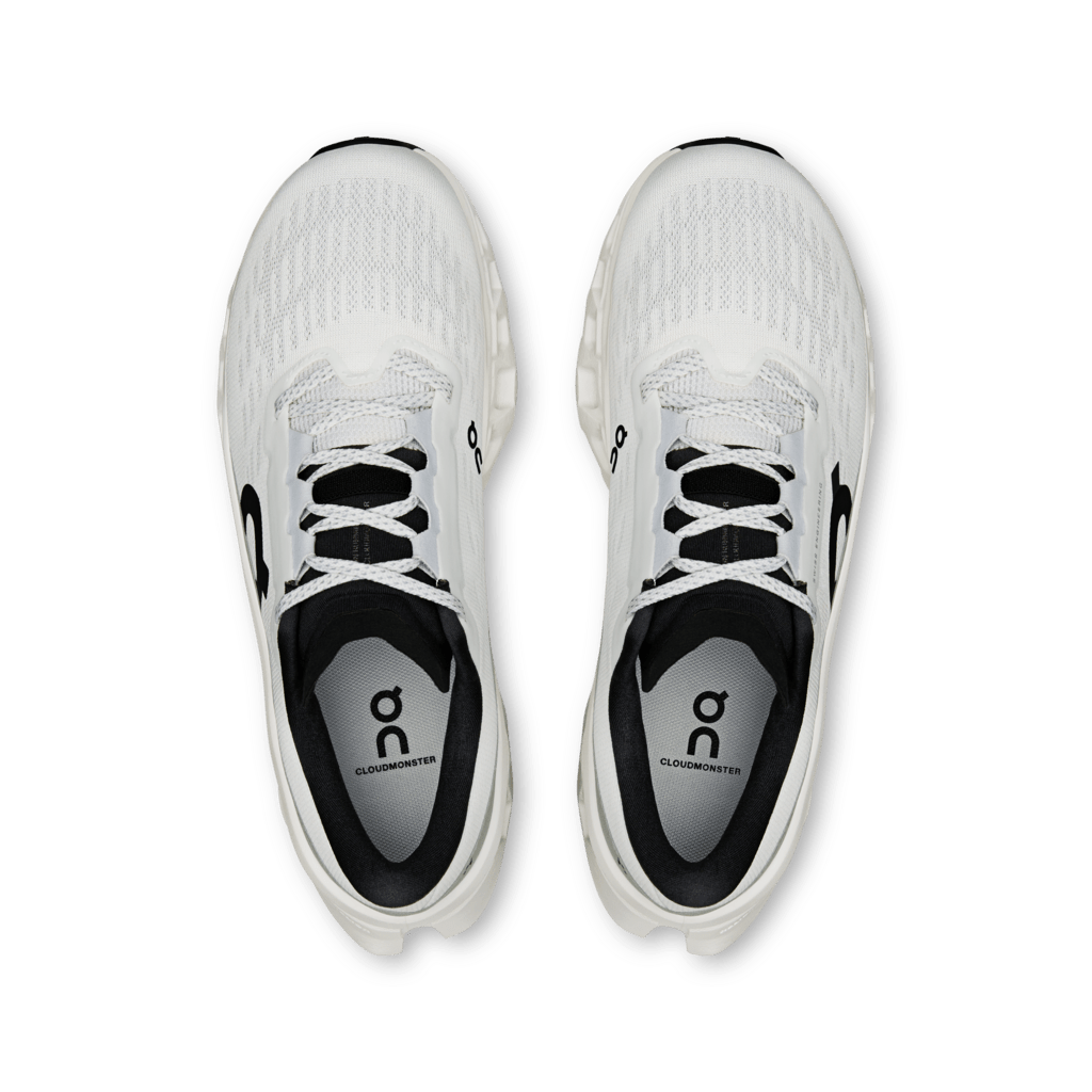 On Women's Cloudmonster 3 Running Shoes - White/White