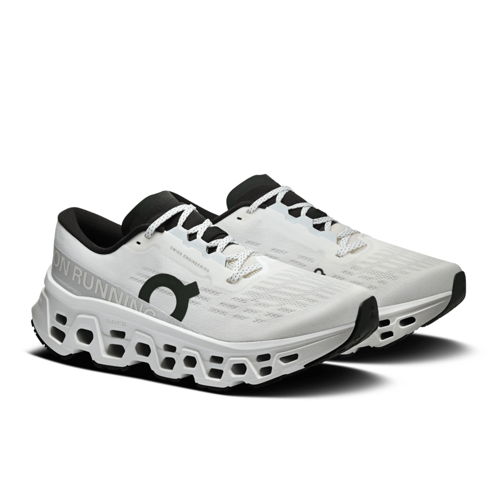 On Women's Cloudmonster 3 Running Shoes - White/White