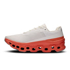 On Women's Cloudmonster - White/Flame