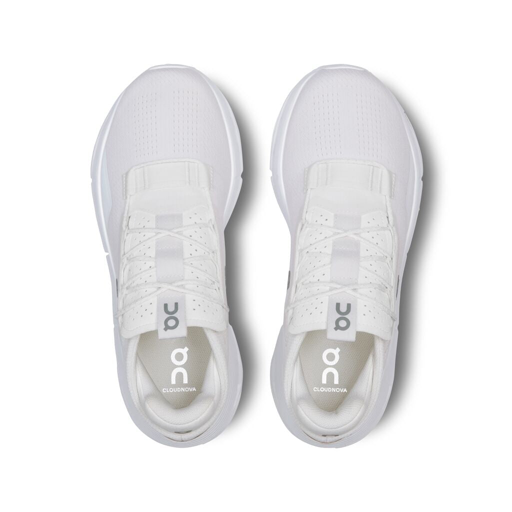 On Women's Cloudnova 2 Lifestyle Shoes - All White