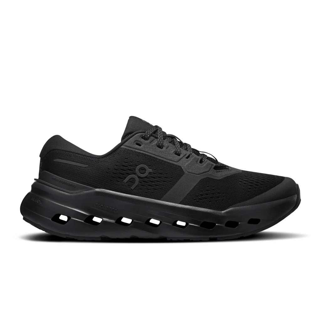 On Women's Cloudrunner 3 Running Shoes - Black/Black