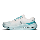 On Women's Cloudrunner 3 Running Shoes - Ivory/Aquamarine
