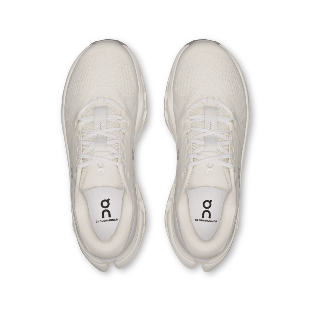 On Women's Cloudrunner 3 Running Shoes - Ivory/White