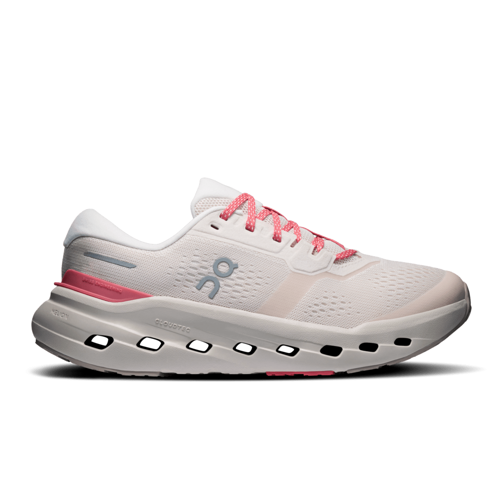 On Women's Cloudrunner 3 Running Shoes - Oyster/Camellia
