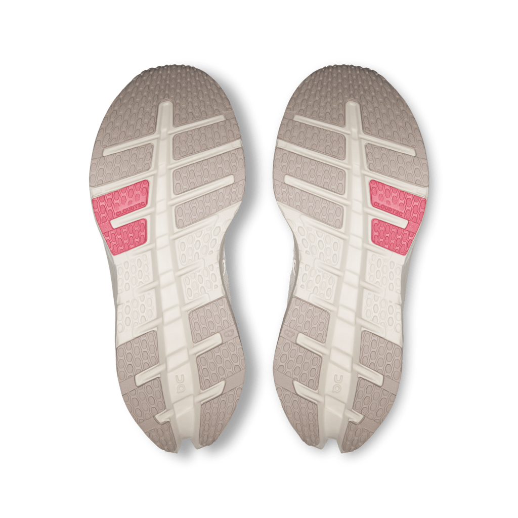 On Women's Cloudrunner 3 Running Shoes - Oyster/Camellia