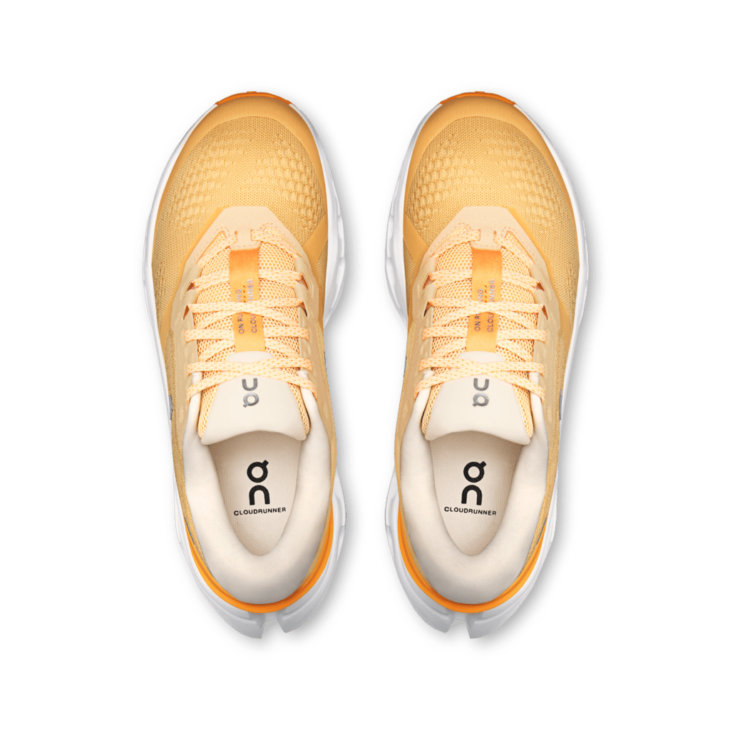 On Women's Cloudrunner 3 Running Shoes - Squash/Saffron