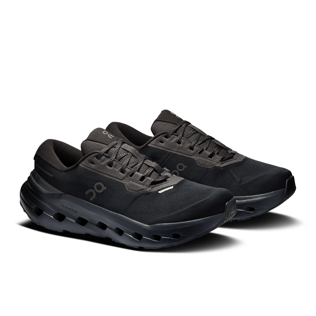 On Women's Cloudrunner 3 Waterproof Running Shoes - Black/Black
