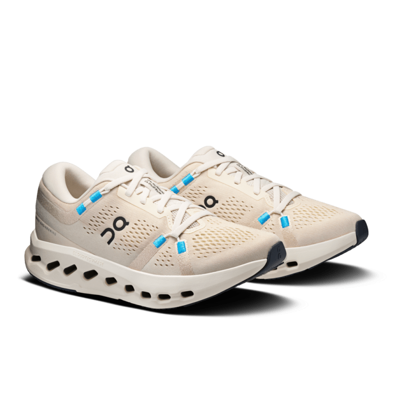 On Women's Cloudsurfer 2 Running Shoes - Pearl/Ivory (Wide Width)