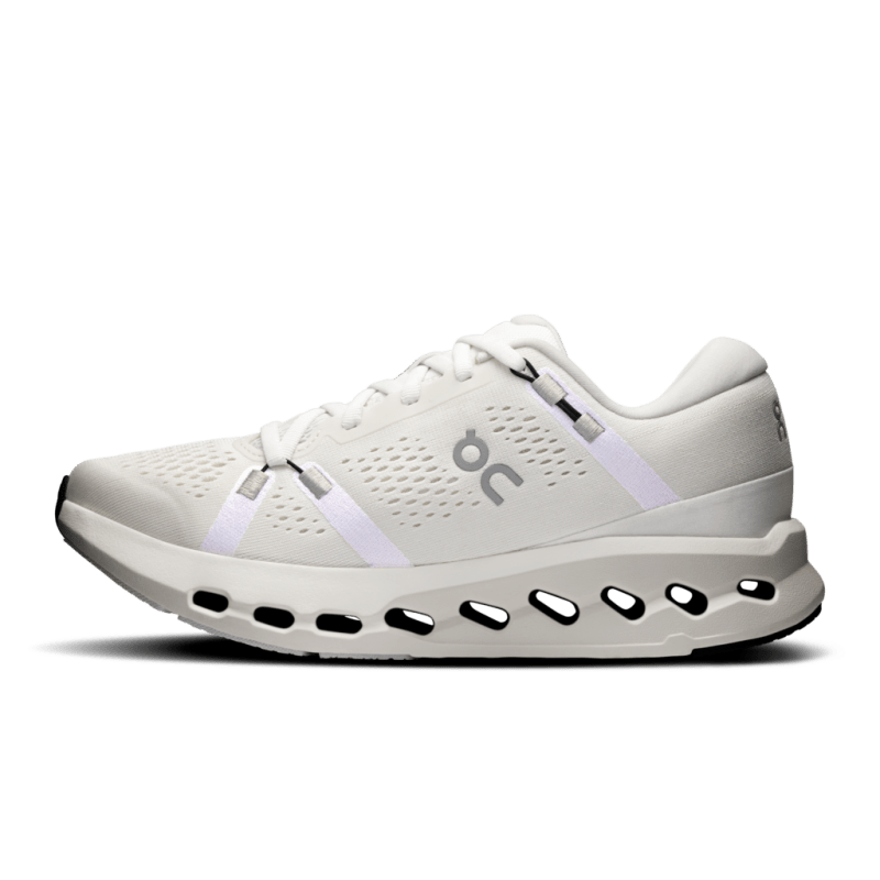 On Women's Cloudsurfer 2 (Wide Width) - Ivory/Ivory