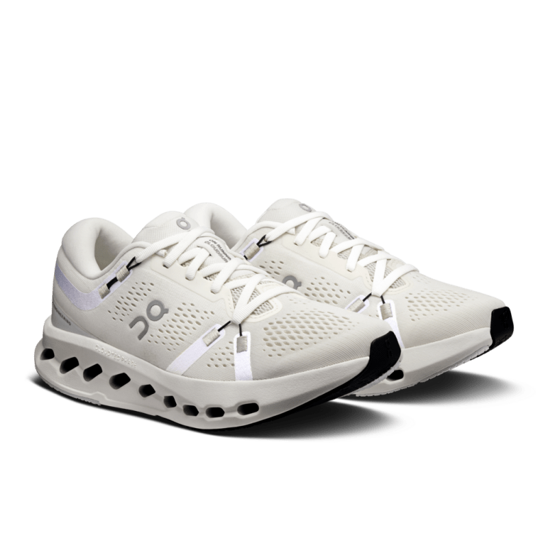 On Women's Cloudsurfer 2 (Wide Width) - Ivory/Ivory