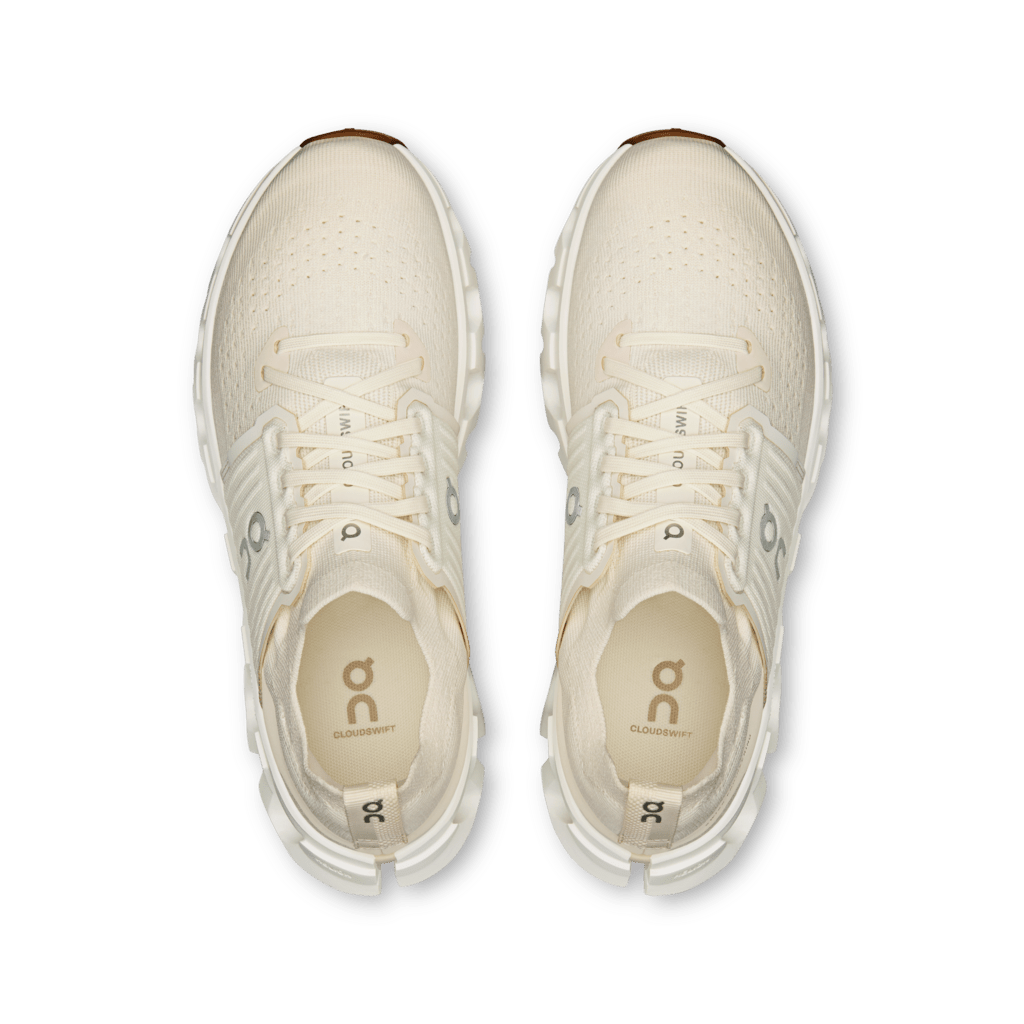 On Women's Cloudswift 4 Running Shoes - Ivory/Dew