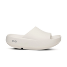 OOFOS OOahh Plus Slide Sandal - Chalk