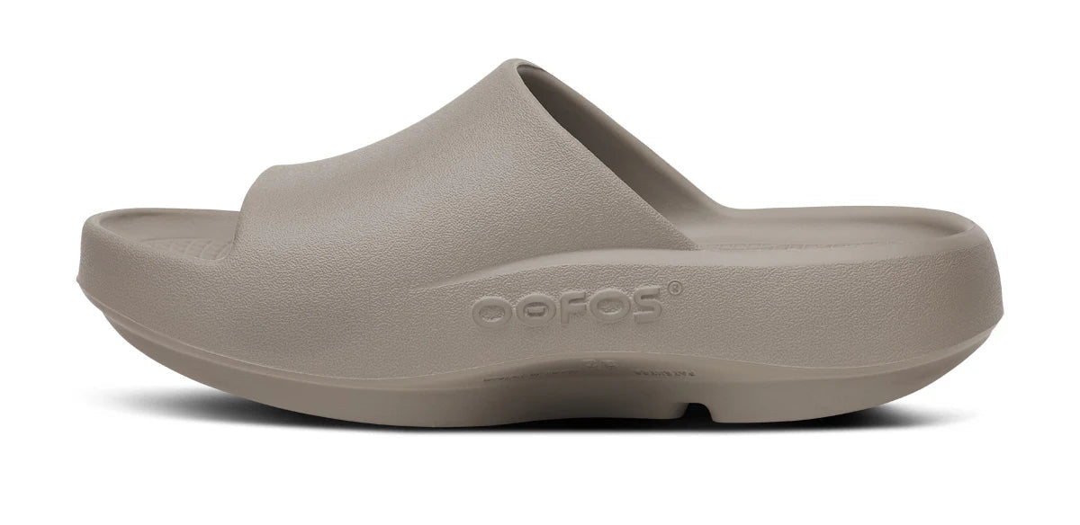 OOFOS OOahh Plus Slide Sandal - Driftwood