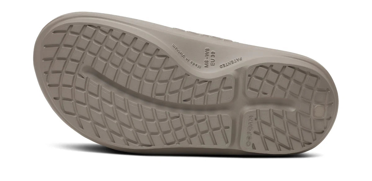 OOFOS OOahh Plus Slide Sandal - Driftwood