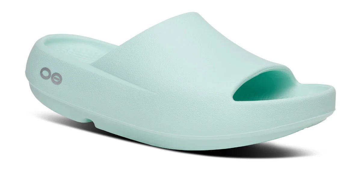 OOFOS OOahh Plus Slide Sandal - Mint