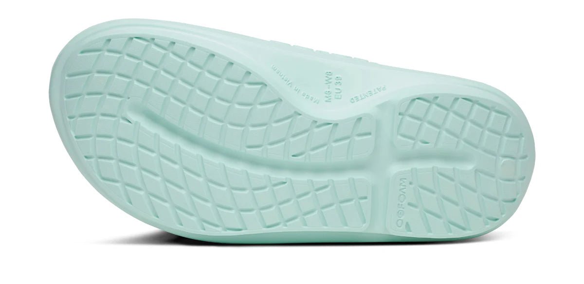 OOFOS OOahh Plus Slide Sandal - Mint