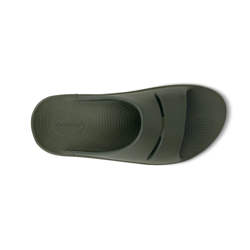 OOFOS OOahh Slide - Forest Green