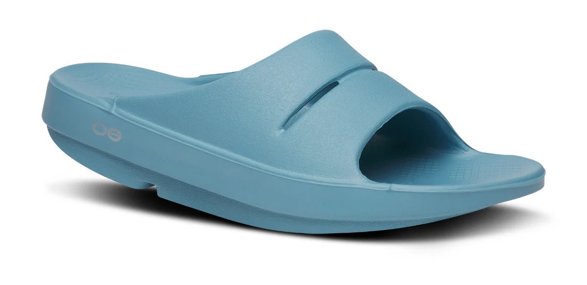 OOFOS OOahh Slide Sandal - Ocean Blue
