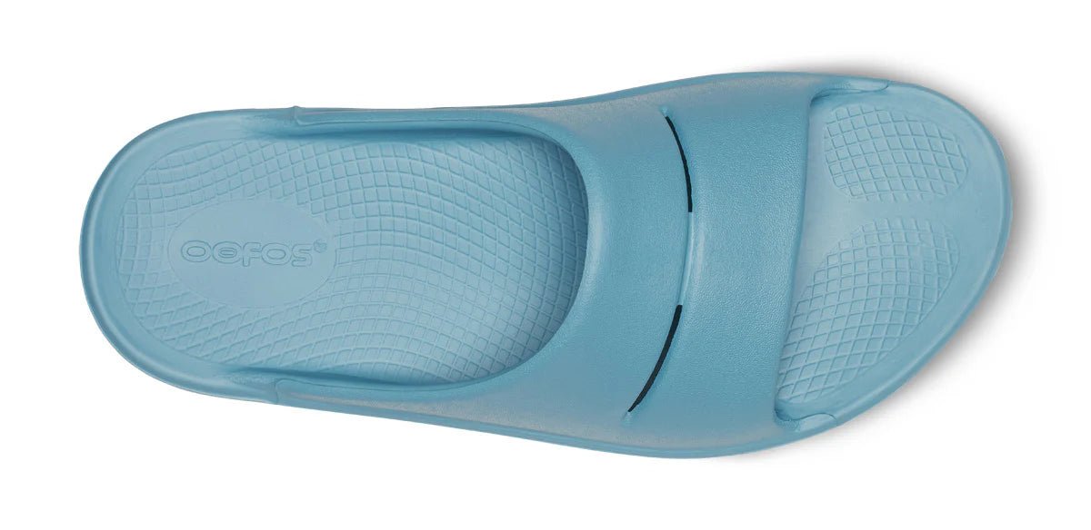 OOFOS OOahh Slide Sandal - Ocean Blue