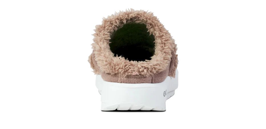 OOFOS Women's OOcoozie Mule - Chocolate Sherpa