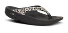OOFOS Women's OOlala Limited Thong Sandal - Leopard