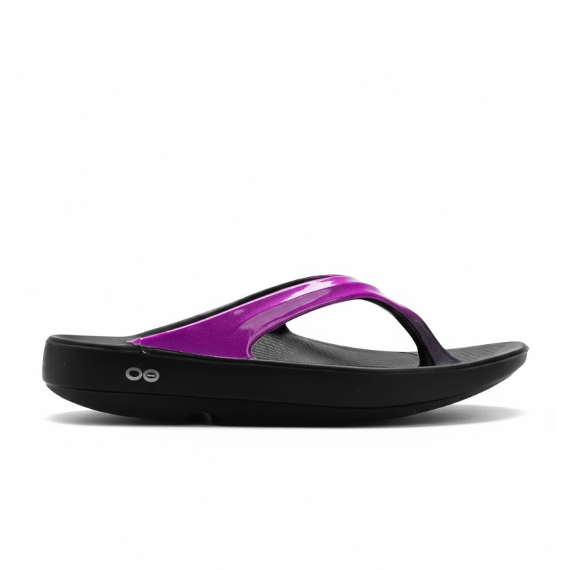 Oofos Athletic OOFOS Women's OOlala Luxe Thong - Petunia Pink