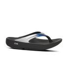 OOFOS Women's OOlala Luxe Thong Sandal - Shimmer Blue
