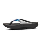 OOFOS Women's OOlala Luxe Thong Sandal - Shimmer Blue