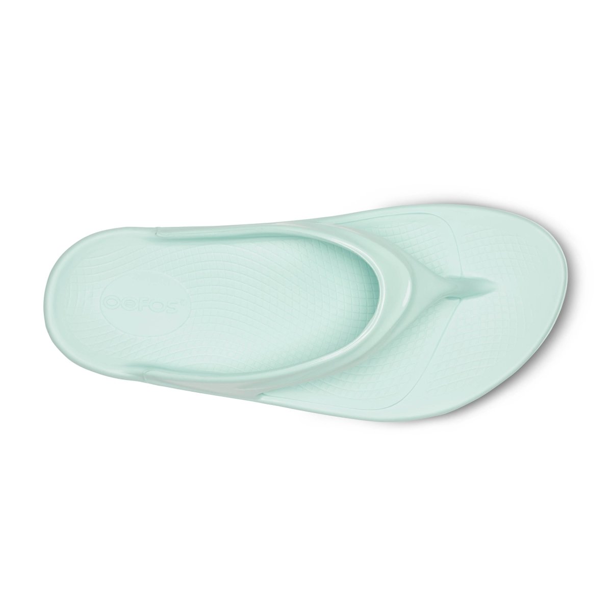 OOFOS Women's OOlala Thong Sandal - Mint