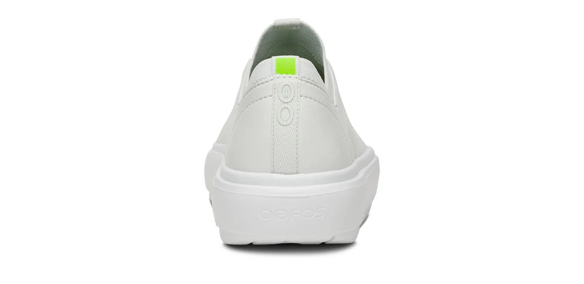 OOFOS Women's OOmg Club+ Leather Slip-On - White