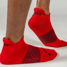OS1st Wicked Comfort No Show Socks - Cardinal